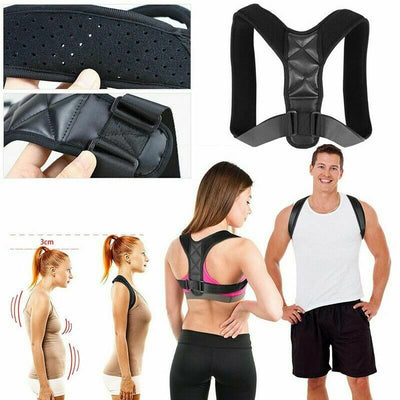 Posture Clavicle Support Corrector Back Straight Shoulders Brace Strap Correct