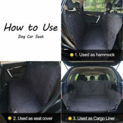 Pet Seat Cover Car Seat Cover for Pets Waterproof Scratch Proof for Cars Trucks