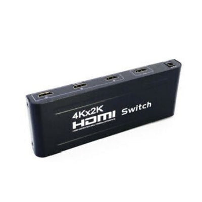 HDMI Switch 4K 1080P HDTV 3 In 1 Out Aluminum with Remote Control Power 3 Port