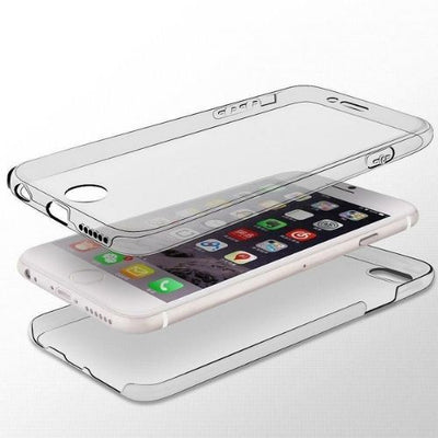 Shockproof 360 Silicone Protective Clear Case Cover For iPhone 8 7 Plus 6S 6 5