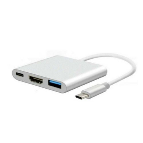 USB 3.1 TYPE-C to HDMI VGA USB 3.0 Charging Hub Adapter for MACBOOK Laptop HD TV