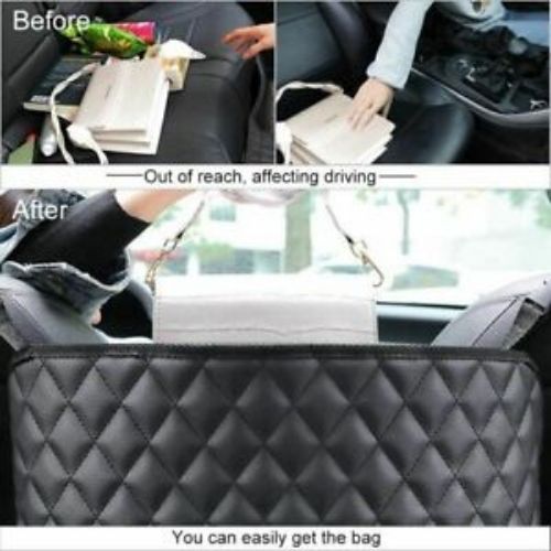 Car Seat Storage Bag Rear Seat Back Handbag Holding Net Pocket Holder Trunk Bag