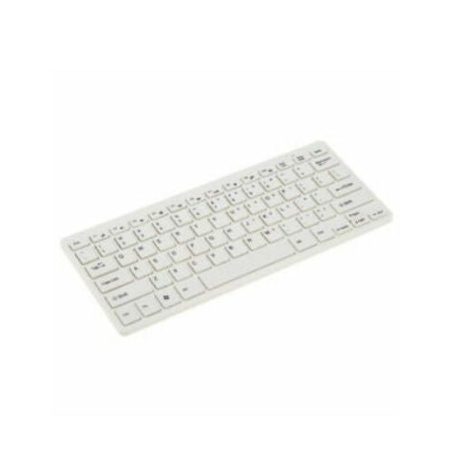 Cordless Keyboard Mouse Combo White w/ Protective Cover Slim USB Nano Reciver