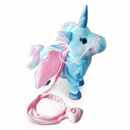 Electric Walking Unicorn Plush Toy Stuffed Animal Toy Electronic Music For Kids