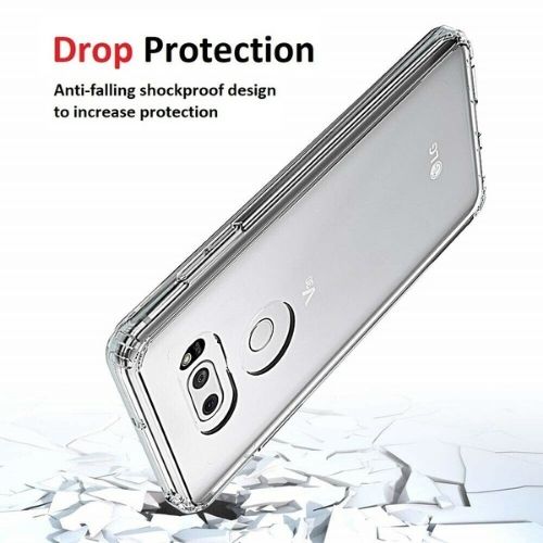 For LG V30 Case - Clear Thin Soft TPU Silicone Back Cover