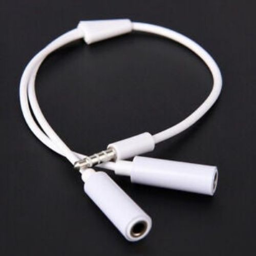 Y Splitter Cable 3.5 mm 1 Male to 2 Dual Female Audio Cable For Earphone Headset