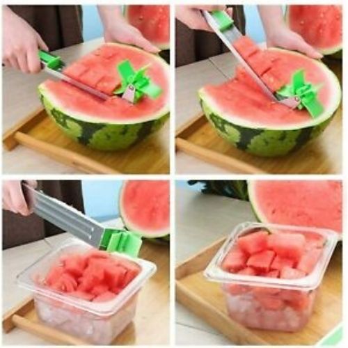 Watermelon Cutter Multi Melon Fruit Slicer Cutting Machine Stainless Steel Tool