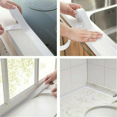 Waterproof Wall Corner Sealing Tape Self Adhesive Kitchen Bathroom Crevice Strip