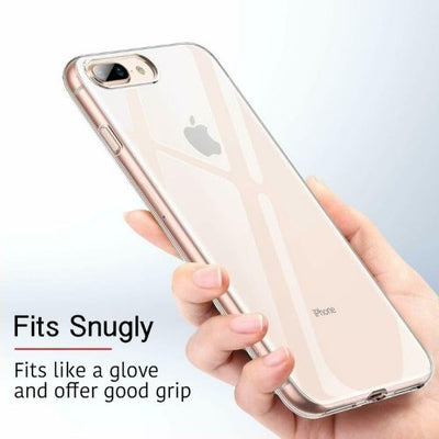 For iPhone 7 Plus & iPhone 8 Plus Case Superior Clear Soft TPU Silicone Cover