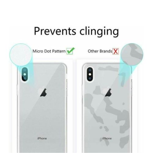 For iPhone X & iPhone XS Case - Clear Soft Crystal TPU Transparent Back Cover