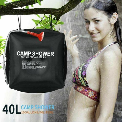 20L/40L Foldable Solar Energy Heated Water Bag Camp PVC Shower Outdoor Travel