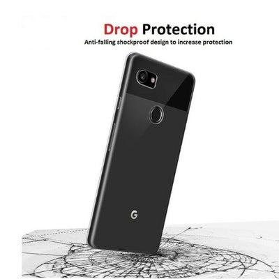 For Google Pixel 2 Case - Clear Thin Soft TPU Silicone Back Cover