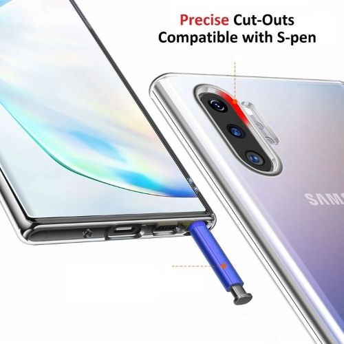 For Samsung Galaxy Note 10 / Plus Clear Case -Thin Soft TPU Silicone Back Cover