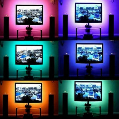 LED Strip Lights TV Backlight 3M RGB USB Powered Multi Colored CHANGING for TV