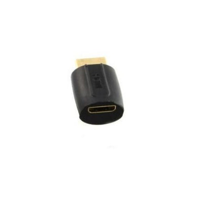 Black HDMI Male to Mini Female Coupler Adapter Changer Connector for HDTV DVD