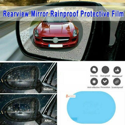 4 Car Rearview Waterproof Film Glare Side Mirror Window Protector Clear Film CA