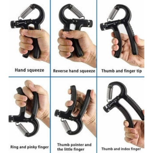 Hand Grip Gripper Forearm Strengthener Wrist Power Exercise Strength Resistance