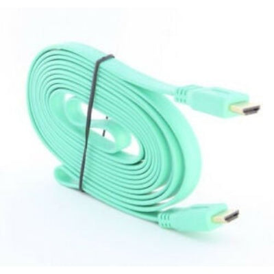 10Ft Flat Male to Male V1.4 HDMI Cable Cord for Audio Vedio HDTV TV 1080P