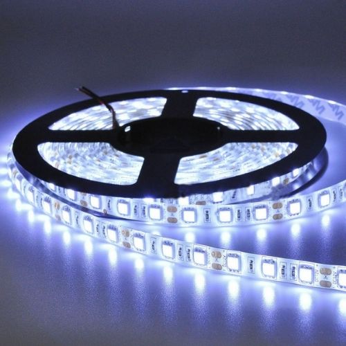 16.4ft 5M LED Strip 5050 White DC12V 300LEDs Waterproof IP65 Flexible LED Light