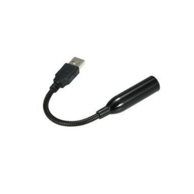 Mini Flexible USB Recording Microphone Mic for Laptop Desktop Notebook PC Black