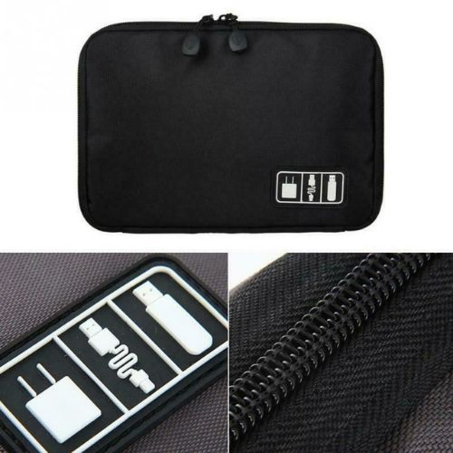 USB Drive Organizer Quality Bag Portable Insert Case Electronic (9.5 x 7 inch)