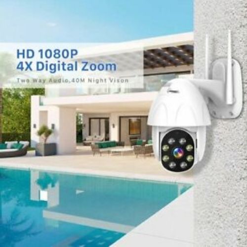 IP66 Outdoor 1080P WiFi IP Camera Wireless CCTV HD PTZ Home Security IR Camara