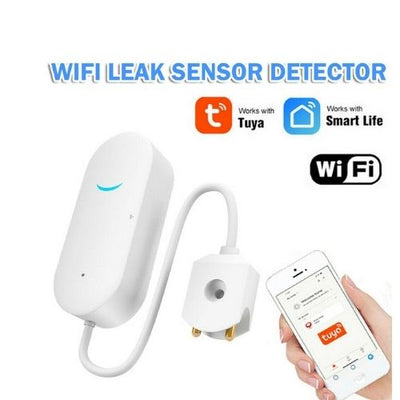 Tuya Smart WiFi Water Leak Sensor Flood Leakage Level Alarm Overflow Detector CA