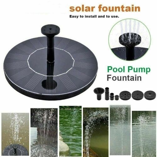 Garden Water Fountain Pool Pond Decoration Floating Solar Powered Water Pump