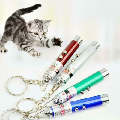 New Pet Dog Cat Toys LED Laser Pointer light Pen Bright Cute Paw Animation Toys