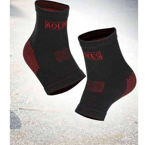 2X Sleeve Compression Safety Ankle Support Sport Foot Heel Socks Nursing Women