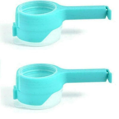 2x Seal Pour Food Storage Bag Clip Snack Sealing Clip Fresh Keeping Sealer Clamp