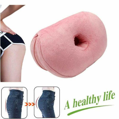 Dual Comfort Cushion Lift Hip Up Seat Beauty Butt Cushion Memory Sponge cotton