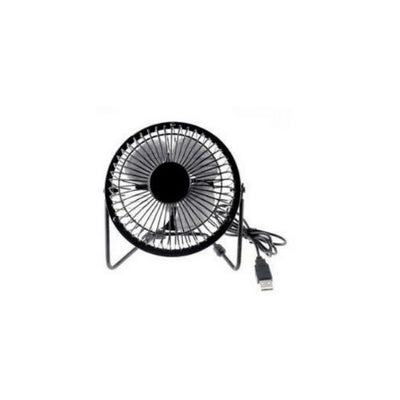 Mini USB Fan PC Notebook Laptop Car Office Desk Adjustable Portable Metal Fan