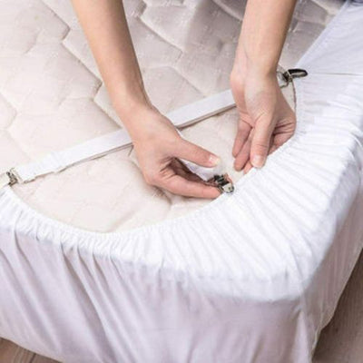 Bed Suspender Straps Mattress Fastener Holder Triangle Gripper Sheet Clips CA