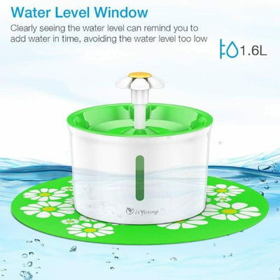 1.6L Automatic Pet Water Fountain Water Dispenser Dog Cat Health Caring Hygienic