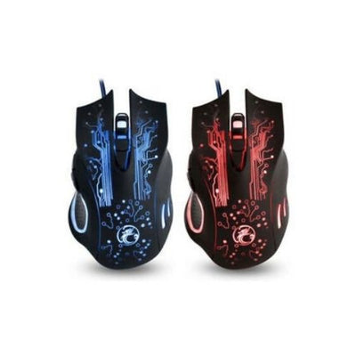 Gaming Mouse USB Optical 5500 Dpi 6 Buttons Wired Mice for Gamer Computer 7 LED