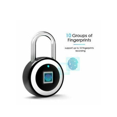 Fingerprint Padlock Waterproof Smart Keyless Bluetooth Thumbprint Lock Locker