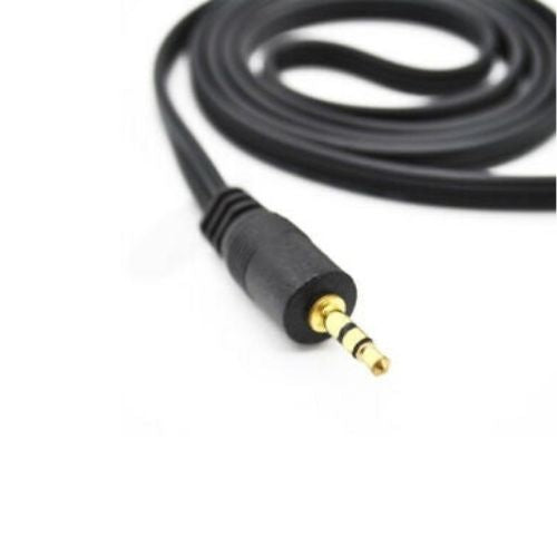 3.5 mm STEREO AUDIO JACK TO RCA ADAPTER CABLE 5FT GOLD