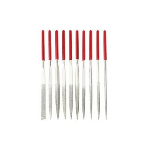 Files Set Metal Needle Carving Jewelry Diamond Glass Stone Wood Tool 10PCS