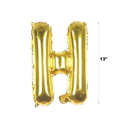 Gold Happy Birthday Foil Balloon Set Letter Party Decoration Banner Bunting 13"