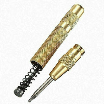 2x Automatic Center Pin Punch Strike Spring Loaded for Metal Steel Wood Plastic
