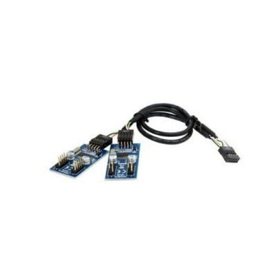 Internal 9-Pin USB 2.0 Splitter 1 Male To 4 Female Motherboard Pin to PC Case