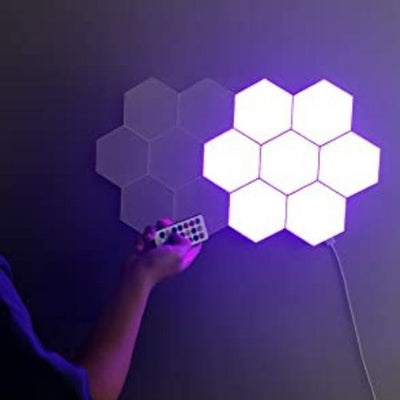 Hexagon Lights with Remote Control, Smart LED Wall Light Panels Touch-Sensitive