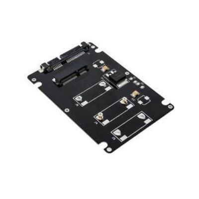 2.5 Inch SATA to mSATA SSD Enclosure Converter Internal / External Adapter