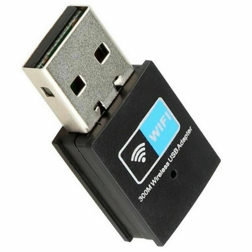 300Mbps Wireless USB Adapter Wifi Network LAN Card Dongle 802.11 For Windows CA