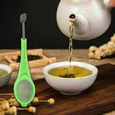 Tea Infuser Loose Tea Leaf Strainer Herbal Spice Silicone Filter Diffuser Tool