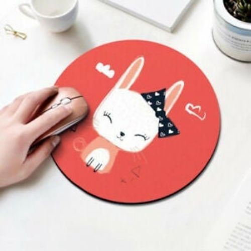 Mouse Pad with Stitched Edge Mouse Mat Waterproof Non-Slip Rubber Base