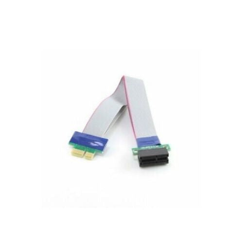 PCI-E Express 1X Slot Riser Card Extender Flex Ribbon Flexible Extension Cable