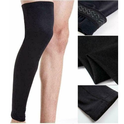 Compression Full Leg Sleeve Knee & Thigh Basketball Sport Support Socks Unisex