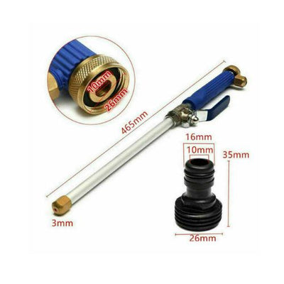 New Hydro Jet High Pressure Power Washer Water Spray Gun Nozzle Wand Cleaner CA